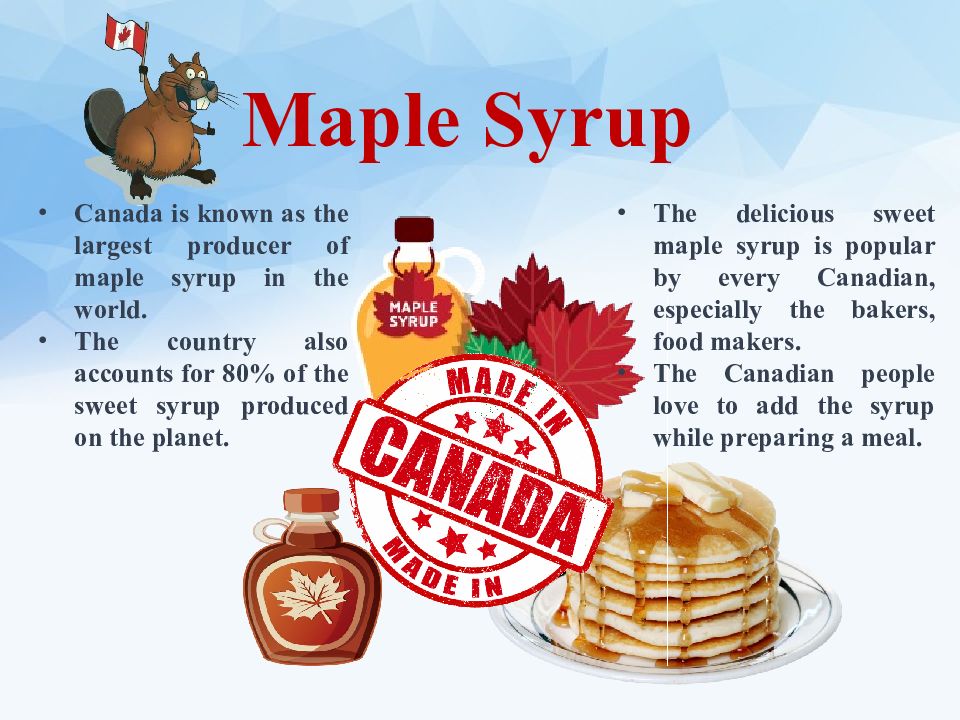 Maple Syrup. 
